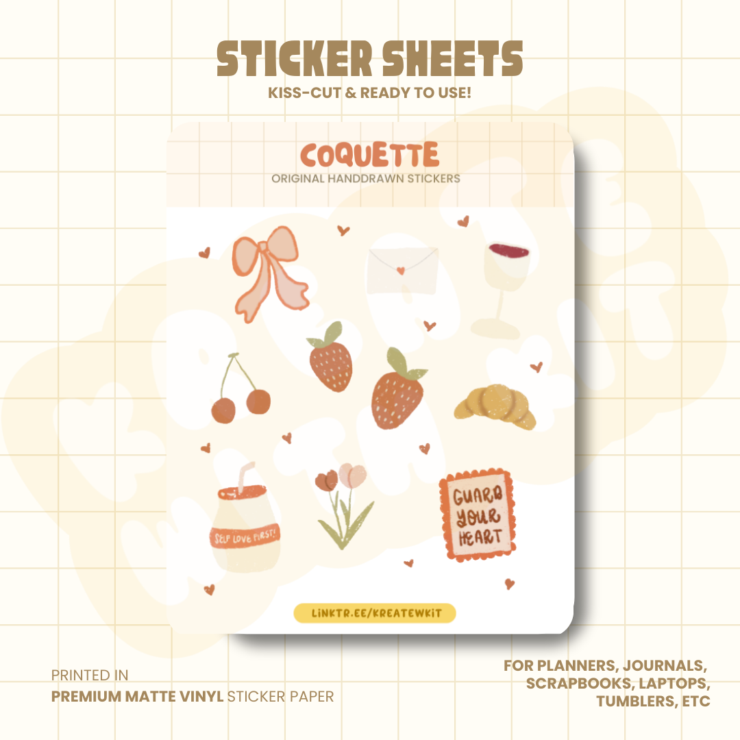 Coquette - Sticker Sheet