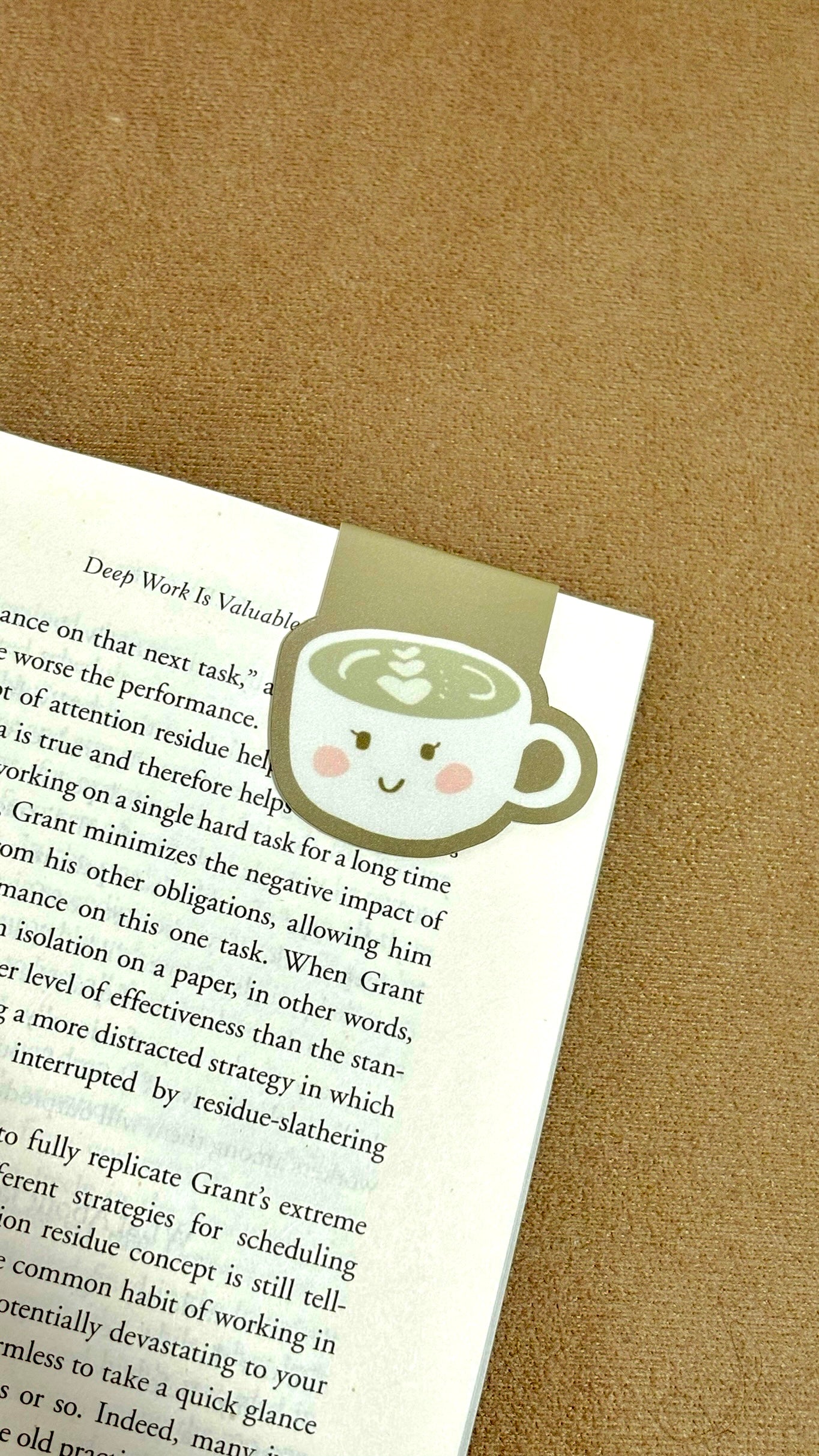 Magnetic Bookmark - Matcha Latte