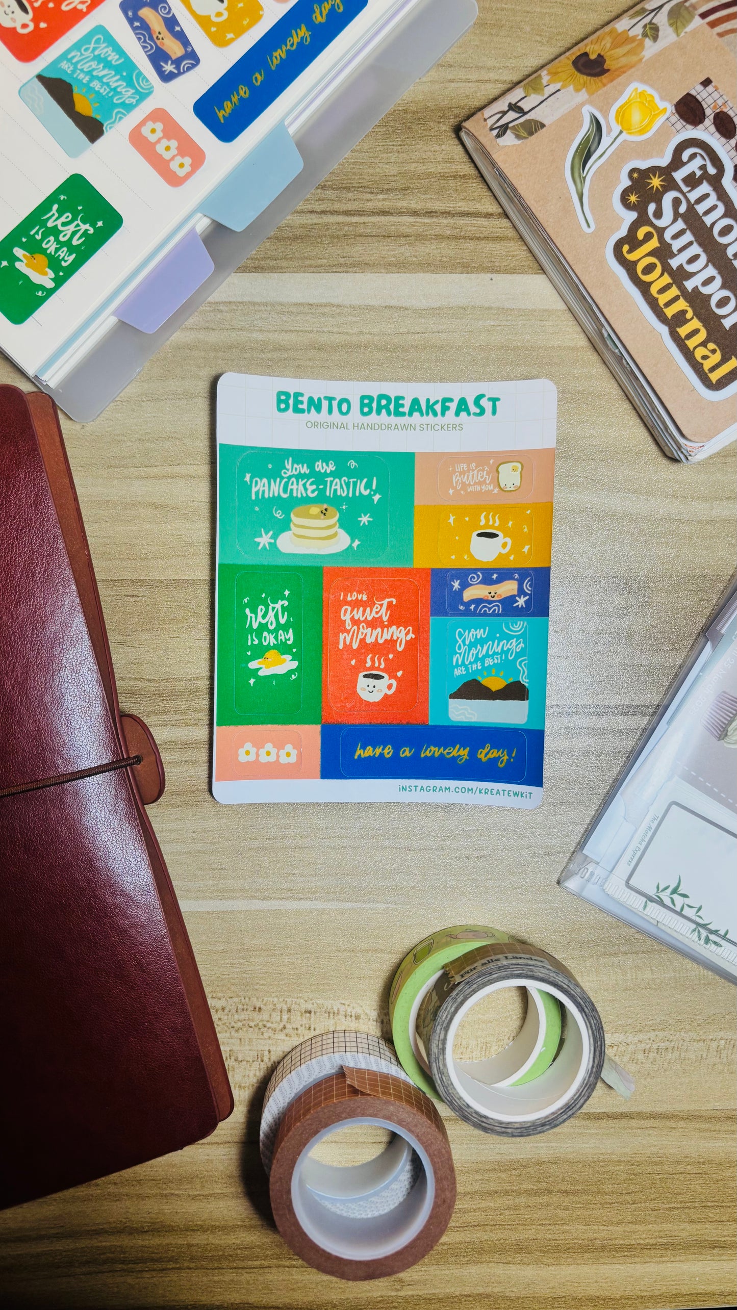 Bento Breakfast - Sticker Sheet