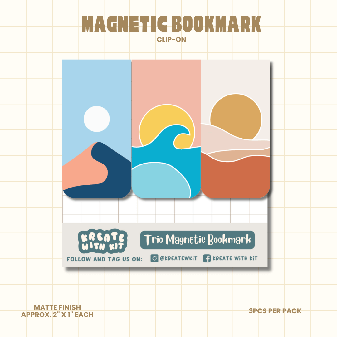 Magnetic Bookmark - Trio