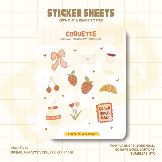 Coquette - Sticker Sheet