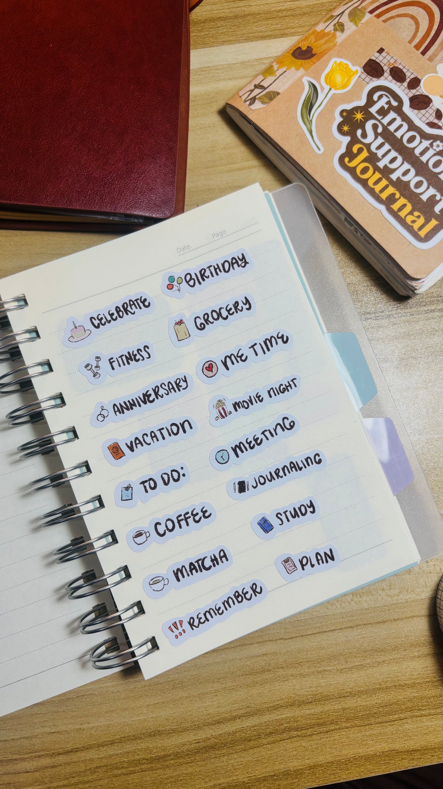 Daily Journaling - Sticker Sheet