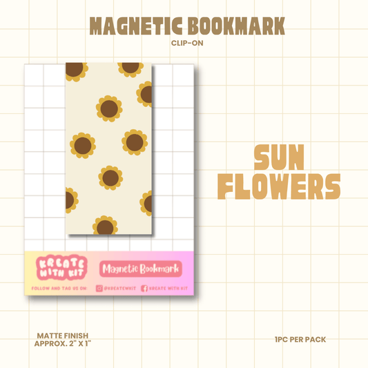 Magnetic Bookmark - Sunflower