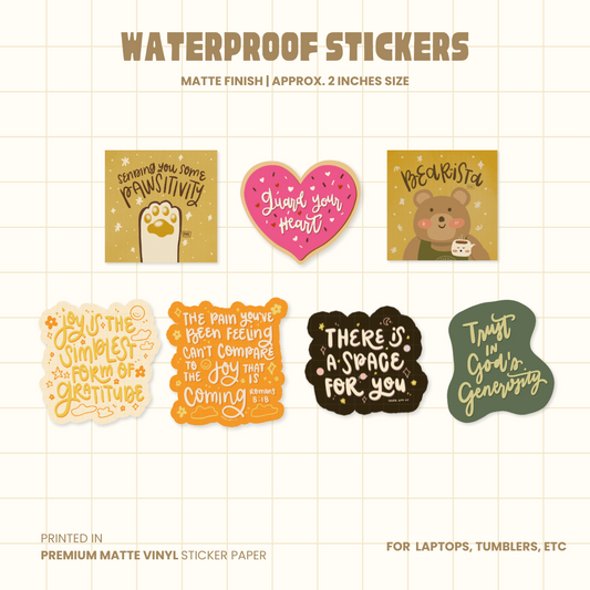 May 2025 - Waterproof Sticker Collection